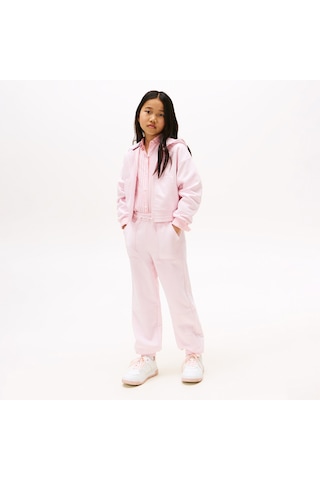 Tommy Hilfiger Textured Logo Çocuk Pembe Eşofman Altı Kg0kg08674 Pembe