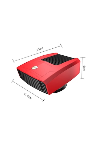 8265 Araca Monte Soğutma Ve Isıtma Fanı Buğu Çözücü 24v Siyah
