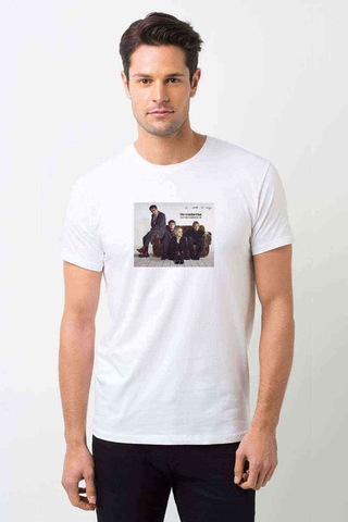 The Cranberries Baskılı Beyaz Erkek Tshirt