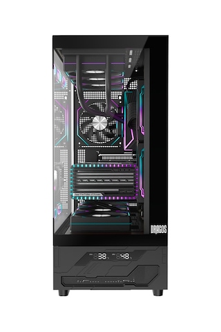 Dragos DRX7971 R5-7500X3D 32 GB 1 TB M2 NVMe SSD 16 GB RX9070XT Free Dos Masaüstü Oyuncu Bilgisayarı