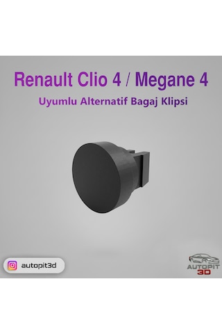 Renault Clıo 4 / Megane 4 Uyumlu Alternatif Bagaj Klipsi 2 Adet