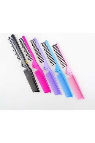 Venturemart 1 Adet Taşınabilir Seyahat Katlanır Tarak Kuaförlük Islak Ve Dalgalı Paketler Saç Fır