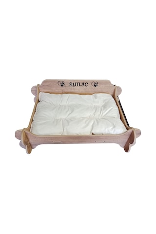Realwood Özel İsimli Kedi Köpek Yatağı 50 x 35 CM