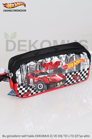 Dekomus İle Yeni Sezon Lisanslı Hot Wheels Kalem Çantası Diğer
