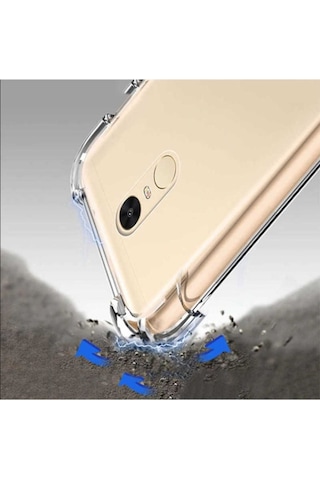 Xiaomi Redmi Note 3 Kılıf Zore Nitro Shock Silikon Renksiz