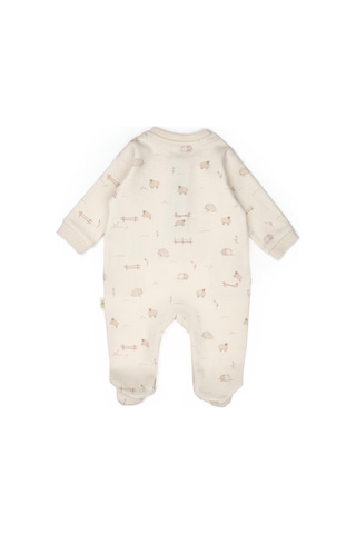 Babycosy Organic Wear Bebek Tulum Şapka %100 Organik Pamuk , Bebek - Yenidoğan- Csy8182 Krem