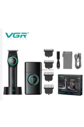 Smpkozmetik Vgr V-977 & V-377 Profesyonel Saç, Sakal Ve Günlük Tıraş Seti