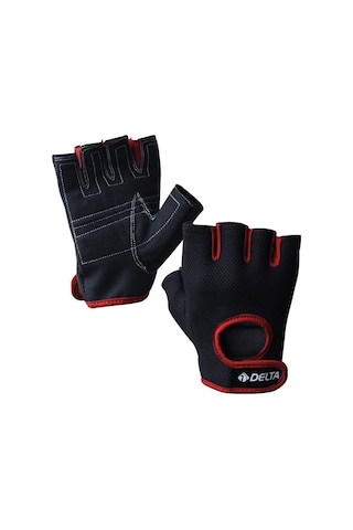 Delta Force Extra Halter, Body, Fitness Ve Ağırlık Eldiveni Kırmı Siyah - Kırmızı