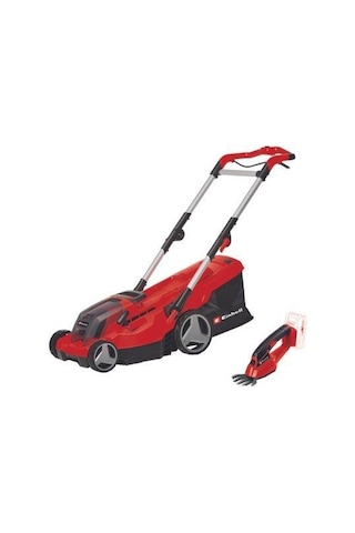 Einhell GE-CM 36/37 Li Set 2x3,0Ah Akülü Çim Biçme Makine + Çim Makası Seti - 3413173