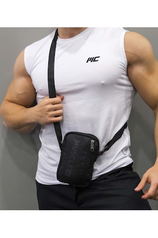 Musclecloth Glory Telefon Çantası Siyah
