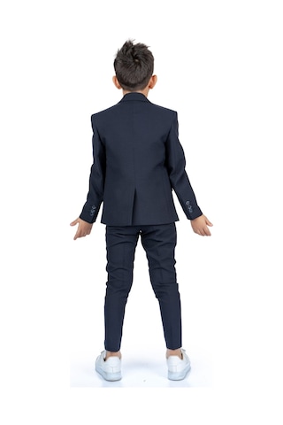 Mnk Baby & Kids Spor Çocuk Ceket, Tişört , Jogger Pantolonlu Takım Mnk5682 Lacivert