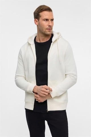 SÜVARİ Beyaz Regular Düz Bisiklet Yaka Sweatshirt Beyaz