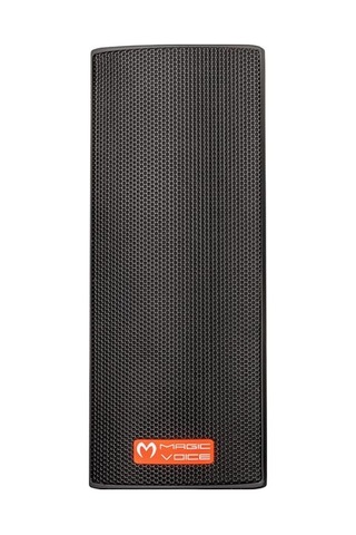 Magicvoice Mv-26 2x7,5 Cm 50w 3 Yollu Siyah Sütun Hat Trafolu Hoparlör 2 Li Takım