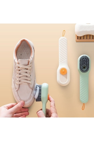 Omilife Ayakkabı Fırçası Deterjan Hazneli Ayakkabı,Bot Temizleme Yıkama Fırçası