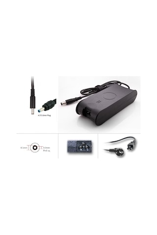 Dell 19.5v 3.34a 65w 4.5mm-3.0mm Notebook Adaptör Rna-dl10