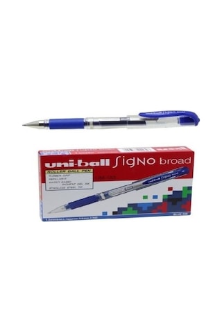 Uni-Ball UM-153 Signo Broad Imza Kalemi 12'li Mavi