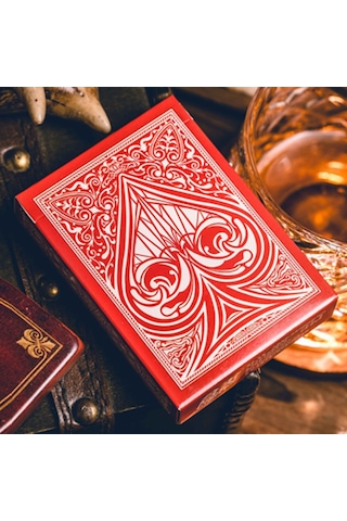 King Star Sanctuary Red Premium Oyun Kağıdı Limited Edition Koleksiyonluk İskambil Kartları