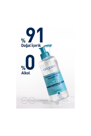 Celenes Yağlı ve Karma Ciltler için Termal Yüz Yıkama Jeli 250 ML