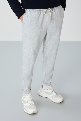 Tommy Life Gri Yüzeyi Dokulu Standart Fit Erkek Eşofman Alt - 82154