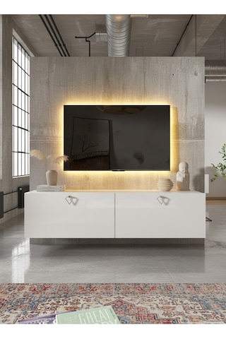 Resital Tv Ünitesi S1245-1 Beyaz Beyaz