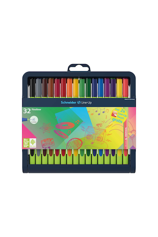 Schneider Fineliner 32'Li Set Fiber Uçlu 0.4 Mm