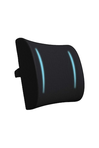 Autofresh Ortopedik Araç Oto Bel Destek Minder Yastığı Sırt Minderi Ofis Sandalye Desteği