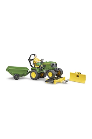 Bruder John Deere Çim Biçme Traktörü Ve Bahçıvan