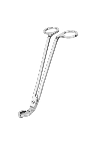 Cilalı Paslanmaz Çelik Mum Fitili Düzeltici Gümüş