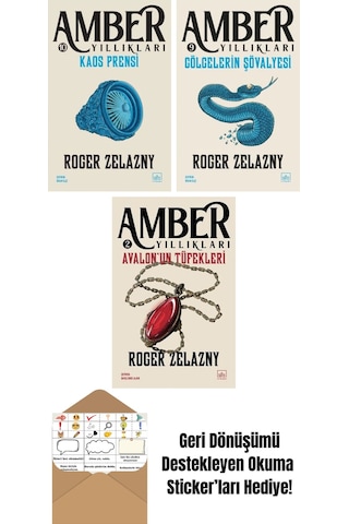 Kaos Prensi / Amber Yıllıkları 10 + Gölgelerin Şövalyesi Amber Yıllıkları 9 + Avalon Un Tüfekleri Amber Yıllıkları 2