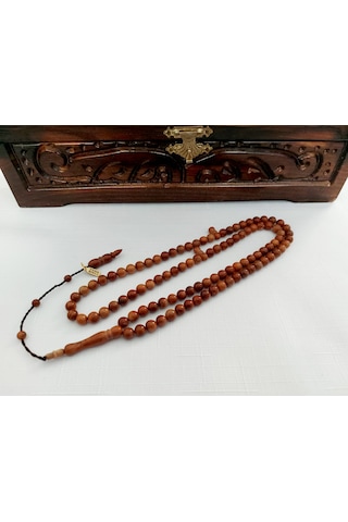 99 Luk Kuka Namaz Tesbih... Ölçü: 6x6 Kahverengi