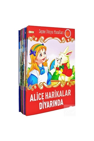 Mercankitap Seçme Dünya Masalları Resimli (15 Kitap Set) (5, 6, 7 Yaş ve Ü.