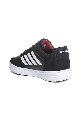 Nesilshoes Bestof 074 Siyah Beyaz Günlük Erkek Spor Ayakkabı Siyah - Beyaz