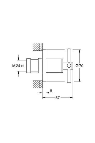 Grohe Atrio Stop Valf - 29396AL0 Nikel