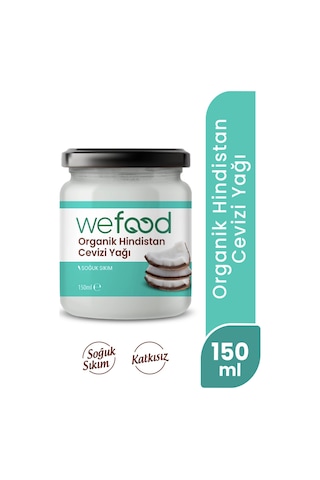 Organik Hindistan Cevizi Yağı 150 Ml Soğuk Sıkım Diğer