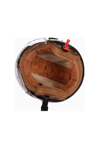 Tt&cocascos Model 288 M Beden Yarım Kask, Motosiklet Kaskı, Dot-ece Retro Tasarım Çok Renkli