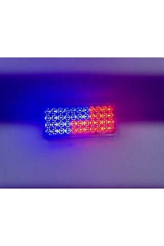 Tepe Çakar Lamba 44led Kırmızı-mavi Kumandalı / Lapa119