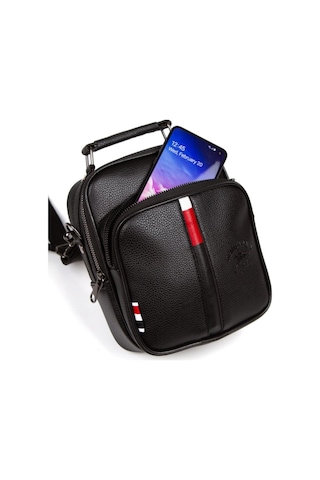 Adelina Bags Adelina Siyah Deri El Ve Omuz Çanta Ve Mekanizmalı Kartlık Set (549986554) Siyah