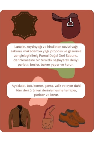 Pureal Doğal Deri Ayakkabı Temizleme Sabunu Diğer