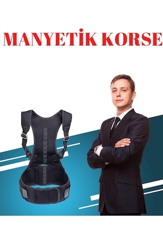 Kamburluk Önleyici Dik Duruş Korsesi Bel Sırt Omuz Korsesi