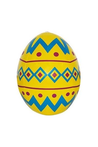 Ulzyvf Mor Pvc Hava Dolgulu Paskalya Yumurtası - Bahçe Dekorasyonu Oyuncağı, Hava Alma Kolay, Dayanıklı Dış Mekan Süsülü Ren