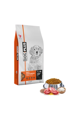 DogPlus Kuzu Etli Pirinçli Yavru Köpek Maması 15 KG
