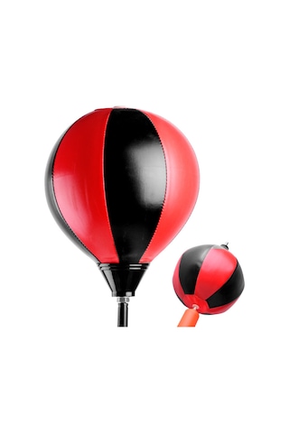 Çocuk Boks Standı Refleks Topu Boks Seti Eldiven 90-120 CM Çok Renkli