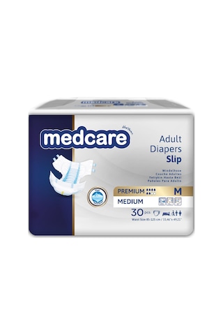 Medcare Yetişkin Hasta Bezi Medium Premium Seri Orta Boy 30 Adet M