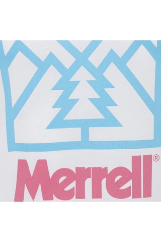 Merrell Merrell Kadın Günlük Giyim Tişört Scene F Tee Beyaz 10 BEYAZ Beyaz