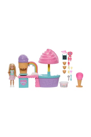 Barbie Club Chelsea Dondurma Dükkanı Oyun Seti Ve Chelsea Bebek J