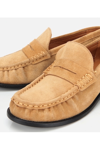Hotiç Kadın Süet Deri Taba Yumuşak Dokulu Klasik Loafer 01ayh311580a340 01ayh311580a340 Taba