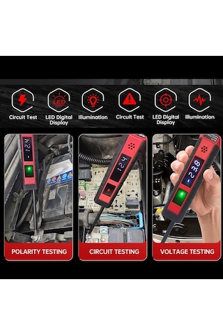 Trendooze Springsun Çok Amaçlı Ns-870 Dijital Araç Test Cihazı 4-75v Dc Çift Kutuplu Kablo Ve Arıza Tespit Gm