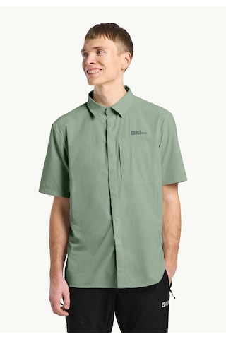 Jack Wolfskın Vandra S S Shırt M Erkek Eucalyptus Gömlek 1404071 4029-21884 Gri