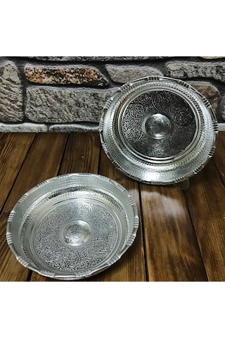 Kalaylı Bakır Hamam Tası 18 CM
