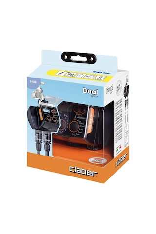 Claber 8488 Dual Select Çift Çıkışlı Zamanlayıcı